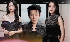 Soi ảnh chưa chỉnh sửa của Địch Lệ Nhiệt Ba, Đặng Vi, Châu Dã tại show Dior
