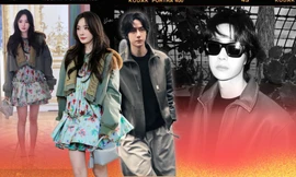 Bộ đôi đại sứ Dương Mịch, Vương Nhất Bác chọn style đối lập tại show Loewe