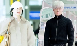 Song Hye Kyo diện trang phục trăm triệu ra sân bay tới dự Milan Fashion Week