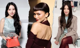 Show Fendi ở Paris: Song Hye Kyo bắt trend cực khéo, Mina TWICE gây sốt 