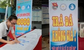 Sinh viên lập quỹ trà đá giúp tài xế bị 'hôi bia'