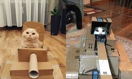 xe tăng tự chế của đại boss