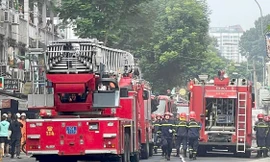 Cháy nhà ở trung tâm TPHCM, 1 cụ bà tử vong 