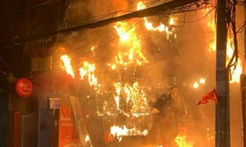 Công an thông tin vụ cửa hàng điện thoại chìm trong biển lửa ở TPHCM 