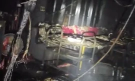 Khói bao trùm khách sạn lúc nửa đêm, 4 người may mắn được cứu thoát