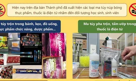 Công an TPHCM cảnh báo ma túy trộn trong thực phẩm, thuốc lá điện tử