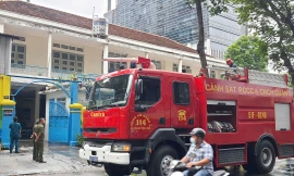 Cháy trong lớp mẫu giáo ở trung tâm TPHCM, nhiều người được sơ tán