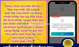 Công an TPHCM cảnh báo về thủ đoạn nhập sai mật khẩu ngân hàng để chiếm đoạt tiền 