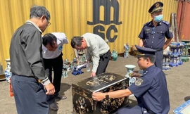 Lô cổ vật từ thế kỷ 18 được ngụy trang trong container đồ gỗ từ Pháp về Việt Nam 