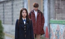 Sao Hàn với áo dạ ngày đại hàn