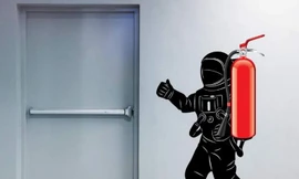 Phát minh dập lửa 'cực dị': Hút lửa vào bình chữa cháy