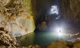 Hang Sơn Đoòng là địa điểm thu hút nhiều nhà thám hiểm đến tìm hiểu, khám phá. Ảnh: Nat Geo. 
