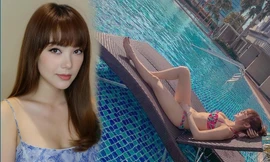 'Đứng hình' với ảnh bikini khoe vòng 1 'bốc lửa' của ca sĩ Minh Hằng