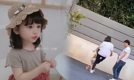 Phẫn nộ mẫu nhí bị mẹ ruột đá không thương tiếc vì tạo dáng sai yêu cầu