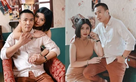 MC Hoàng Linh tung ảnh 'tình bể bình' với ông xã gây 'sốt'