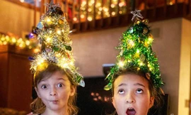 Cộng đồng mạng thế giới rộ mốt làm tóc dựng đứng như cây thông Noel