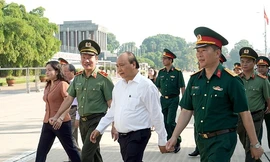 Thủ tướng kiểm tra công trình, khu vực Lăng Chủ tịch Hồ Chí Minh