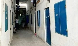 Khu trọ nơi xảy ra vụ việc 