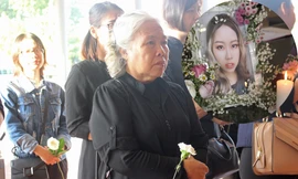 Khóc nghẹn cảnh 'người đầu bạc tiễn kẻ đầu xanh' ở đám tang con gái Đỗ Đức Thành