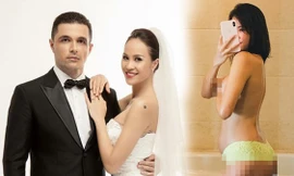 MC Phương Mai đăng ảnh bán nude nóng bỏng, chính thức khoe bụng bầu 5 tháng