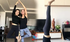 Mai Phương tập yoga trở lại mặc dù đang truyền thuốc chống hủy xương