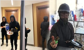 Chi Dân bị chỉ trích vì hóa trang thành người đàn ông bôi mặt đen để dọa người