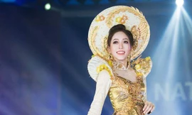 Áo dài của Phương Nga vào top 10 trang phục truyền thống Miss Grand