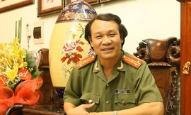 Đại tá,nguyên Phó trưởng đoàn phụ trách Đoàn kịch nói Công an nhân dân Nguyễn Hải.