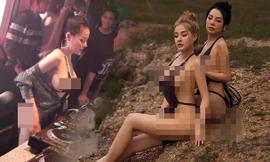 Trước khi Sở Văn hoá vào cuộc, Ngân 98 nhiều lần mặc dung tục bị chỉ trích thậm tệ