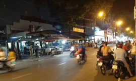 Chợ Hiệp Tân, nơi xảy ra vụ án mạng 