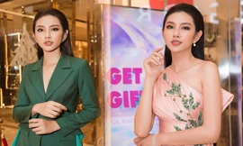 Thùy Tiên ‘biến hóa’ như ‘Tắc kè hoa’ khi tham gia sự kiện