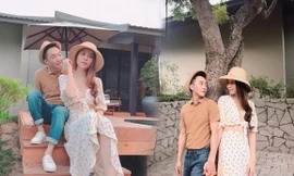 Fan 'tan chảy' với ảnh tình bể bình của Cường Đô la và bạn gái trước đám cưới