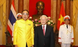 Tổng Bí thư, Chủ tịch nước Nguyễn Phú Trọng tiếp các Đại sứ trình Quốc thư 