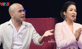 Mỹ Linh 'tranh cãi' với Đức Trí trên sóng truyền hình gây chú ý