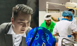 Đàm Vĩnh Hưng gặp tai nạn trên sân khấu, phải vào viện băng bó đầu