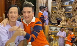 Đàm Vĩnh Hưng làm 'lộ' phòng chứa trầm hương trăm tỉ của Hoài Linh