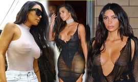 Những lần 'mặc như không' phản cảm, hứng chỉ trích của Kim Kardashian