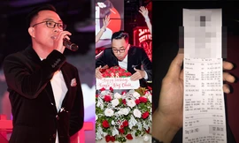 Nhạc sĩ Nguyễn Hồng Thuận gây 'sốc' với hóa đơn sinh nhật hơn 1,3 tỉ đồng