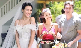 Lộ chân dung bạn trai ngoại quốc của MC Hoàng Oanh 