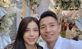 Phát 'sốt' với số tiền mà trung vệ Bùi Tiến Dũng lì xì bà xã 