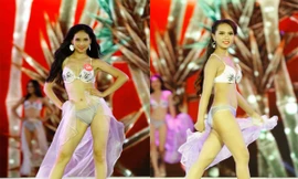 Clip: Thí sinh Chung khảo phía Bắc khoe vẻ đẹp hình thể với bikini