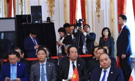 Thủ tướng Nguyễn Xuân Phúc và đoàn đại biểu Việt Nam dự Hội nghị Cấp cao Hợp tác Mekong - Nhật Bản lần thứ 10. (Ảnh: Thống Nhất/TTXVN)