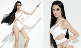 'Người đẹp chuyển giới' Lâm Khánh Chi gây 'sốt' với bộ ảnh bikini nóng bỏng