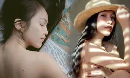 Vì sao bức ảnh Hiền Thục bán nude dùng tay che ngực gây tranh cãi?