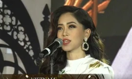 Clip hùng biện ấn tượng của Phương Nga tại chung kết Miss Grand 