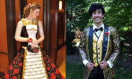 Hai học sinh giành học bổng năm 2018 (Ảnh: Duckbrand.com) 