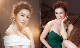 Xao xuyến vẻ kiêu sa quyến rũ của MC Thanh Mai ở tuổi U50