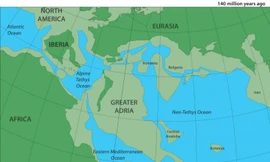 Hình ảnh mô phỏng của lục địa mới.