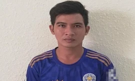 Lươl tại cơ quan điều tra. Ảnh: Công an Trà Vinh.