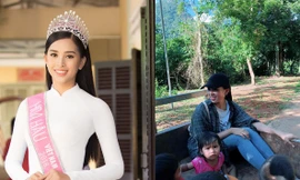 Hoa hậu Tiểu Vy ngồi công nông lên bản Nịu làm dự án nhân ái 